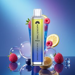 Hayati Pro Max 4000 Puffs Baterie Reîncărcabilă LED Aroma Zmeură Albastră Limonadă