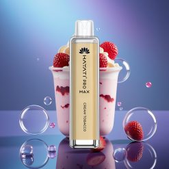 Hayati Pro Max 4000 Puffs Crema Tutun Disposable Vape cu Baterie Reîncărcabilă