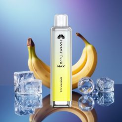 Hayati Pro Max 4000 Puffs Disposable Vape Banană Gheață cu Baterie Reîncărcabilă