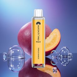 Hayati Pro Max 4000 Puffs Disposable Vape Mango Triplu cu Baterie Reîncărcabilă