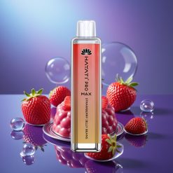 Hayati Pro Max 4000 Puffs LED Bază Reîncărcabilă Aromă Jeleu de Căpșuni