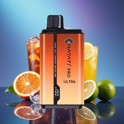 Hayati Pro Ultra 15000 Puffs 49 Arome Cola Gheață Portocală Lămâie & Lime