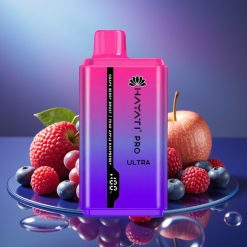 Hayati Pro Ultra 15000 Puffs 850mAh Struguri Berry Burst Pară Măr Zmeură