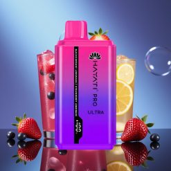 Hayati Pro Ultra 15000 Pufuri 2×12ml Coacăz Limonadă Căpșună Limonadă