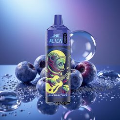 JNR Alien 10000 Puffs 20ml LED Bluberry On Gheață