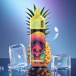JNR Alien 10000 Puffs Disposable Vape Ananas gheață cu LED RGB și încărcare rapidă Type-C