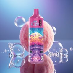 JNR Alien 10000 Puffs Peach Gheață cu Baterie 850mAh și LED RGB
