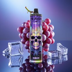JNR Calavera 11000 Puffs Disposable Vape Gheață de Struguri cu Port Type-C și 850 mAh