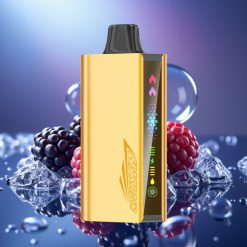 JNR Cruiser 12000 Pufs Vape Dispozabil Fără Încărcare Zmeură Înghețată cu Ecran Animatie și Baterie 3500 mAh