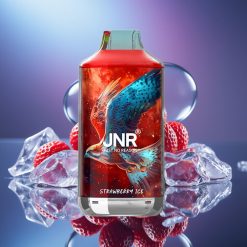 JNR Falcon 16000 Puffs Cu Afișaj LED Smart & Încărcare Type C Capsuni Gheață