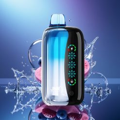 JNR Flex Ice 21000 Puffs Disposable Vape Explozie de Cireșă Albastră cu Airflow Personalizabil și Tip-C