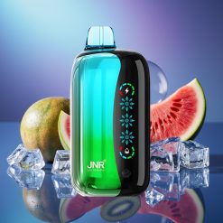 JNR Flex Ice 21000 Pufuri Disposable Vape Kiwi Pepene Gheata cu Ecran Tactil și Airflow Reglabil