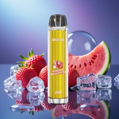 JNR Gold380 6000 Puffs Disposable Vape Capsuni Pepene Gheață 1500mAh