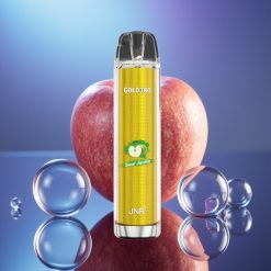 JNR Gold380 6000 Puffs Disposable Vape Măr Acru 1500mAh 13ml