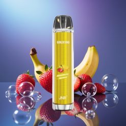 JNR Gold380 6000 Pufuri Disposable Vape Capsuni Banane 1500mAh