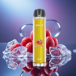 JNR Gold380 6000 Pufuri Disposable Vape Capsuni Gheata 1500mAh