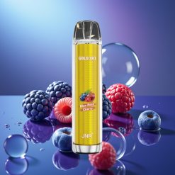 JNR Gold380 6000 Pufuri Disposable Vape Coil 1.0ohm Afine cu Cireșă și Zmeură Albastră