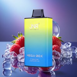JNR Mega Box 25000 Pufuri Disposable Vape Capsuni Zmeura Gheață cu 30ml E-liquid