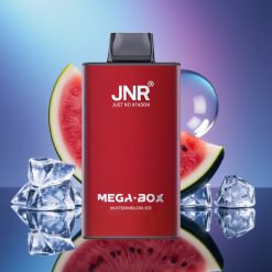 JNR Mega Box 25000 Pufuri Disposable Vape Coafă dublă & Nucleu dublu Gheață Pepene