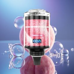 JNR Mega Shisha Hookah 100K Bucăți Desktop Compatibilitate Piersică Înghețată 60ml