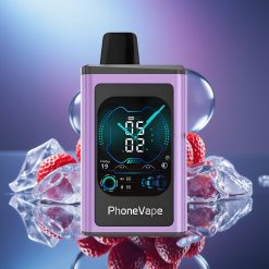 JNR PhoneVape 30000 pufări Reîncărcabil cu Type-C Capsuni Gheață