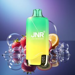 JNR Rainbow 10500 Puffs Disposable Vape Capsă de 18ml și Coil Mesh 0.8ohm Căpșuni Kiwi