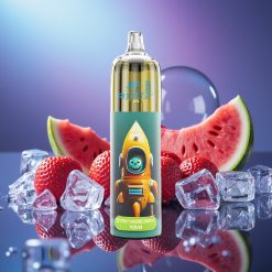JNR Rocket-X 12400 Pufuri Disposable Vape Capsă Mesh 1.2ohm Capsă Rezistentă căpșuni pepene gheață