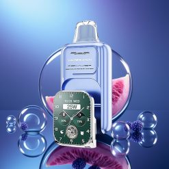 JNR VapeWatch 30000 Puffs Dispozabil Dual Mesh Coil Afine Albastră cu Gheață