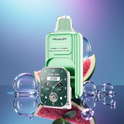 JNR VapeWatch 30000 Puffs Miami Mentă cu Încărcare Rapidă Type-C