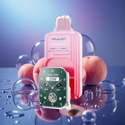 JNR VapeWatch 30000 Pufuri Disposable Vape piersică Georgia cu Dual Mesh Coil și 1000mAh