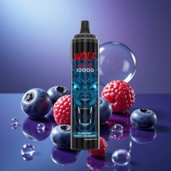 JNR Wolf Niplo 10000 Puffs 20ml Coil 1.0 Ohm Afine Cireșe Coacăze