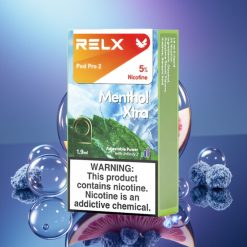 RELX Pod Pro 2 600 de fumuri 1,9ml Mentol Xtra 5%