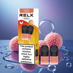 RELX Pod Pro 2 600 de fumuri 1,9ml Sare Marină Litchi 1,8% Nicotină