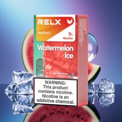 RELX Pod Pro 2 600 de fumuri 1.9ml Gheață de Pepene Verde 5% Nicotină