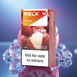 RELX Pod Pro 2 600 de fumuri 1.9ml Ghiață de Litchi 0% nicotină