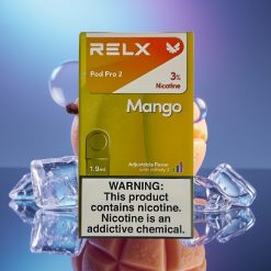RELX Pod Pro 2 600 de pufuri 1.9ml Mango Gheață 3% Nicotină