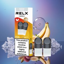 RELX Pod Pro 2 600 pufuri 1.8% Nicotina Dessert-Banana Înghețată